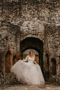 Perfect Farnham Castle wedding dress style