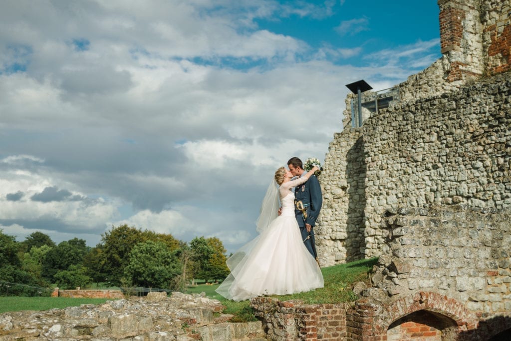 Wedding photography at Farnham Castle in Surrey