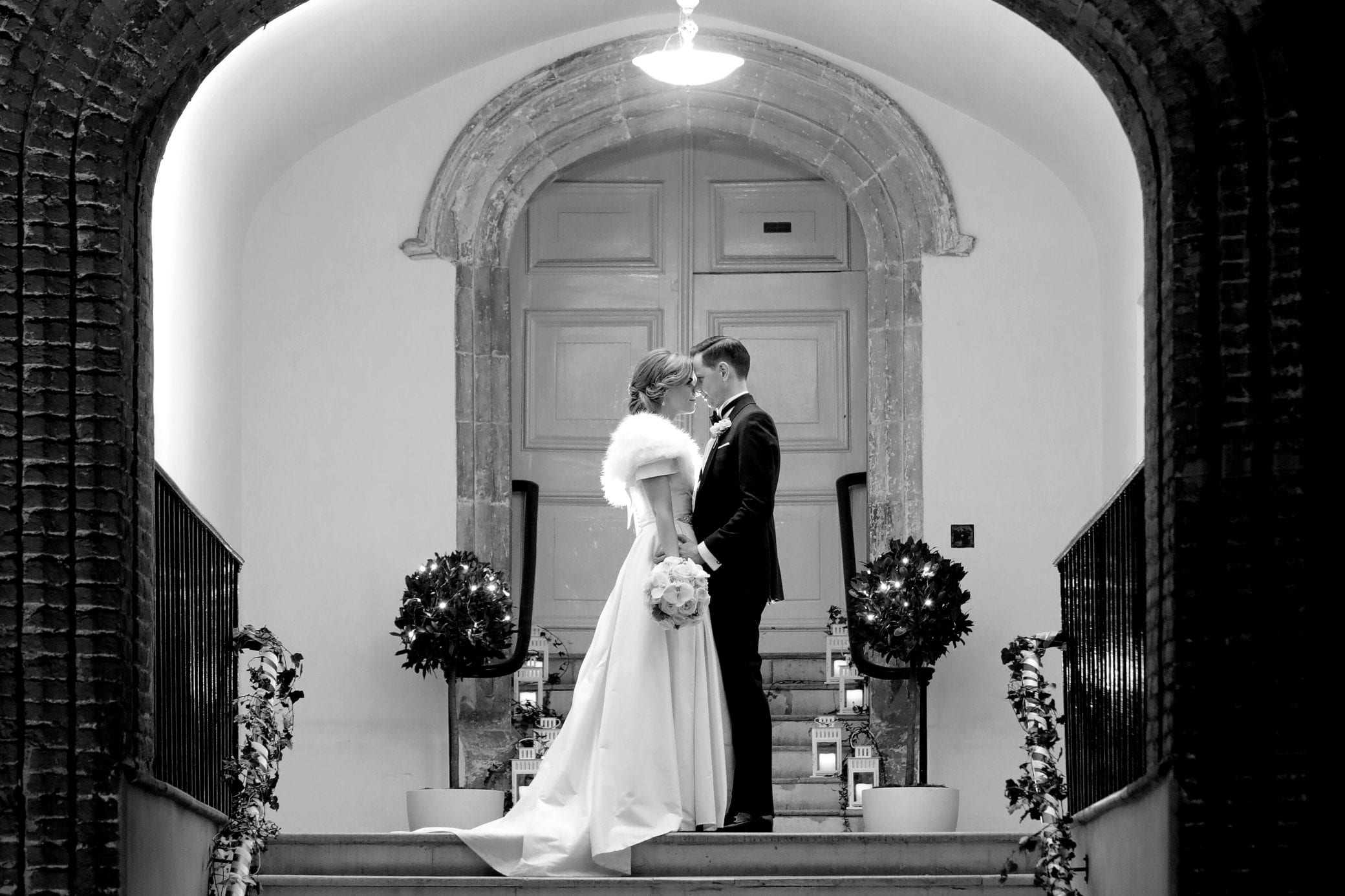 Beautiful wedding photographic opportunities at Farnham Castle
