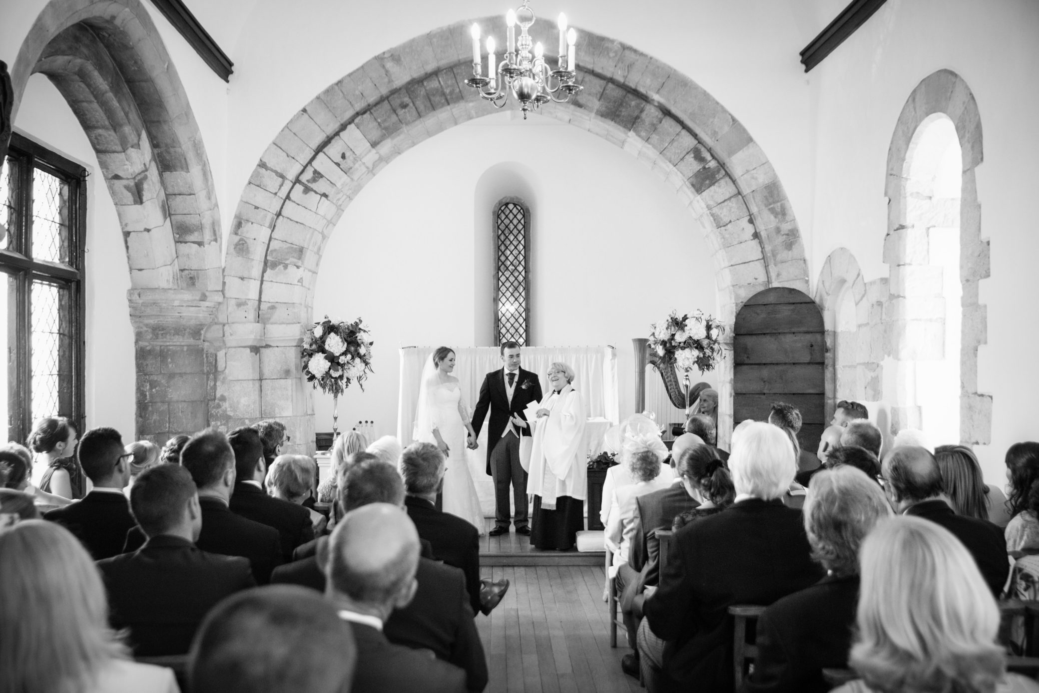 Chapel weddings at Farnham Castle in Surrey