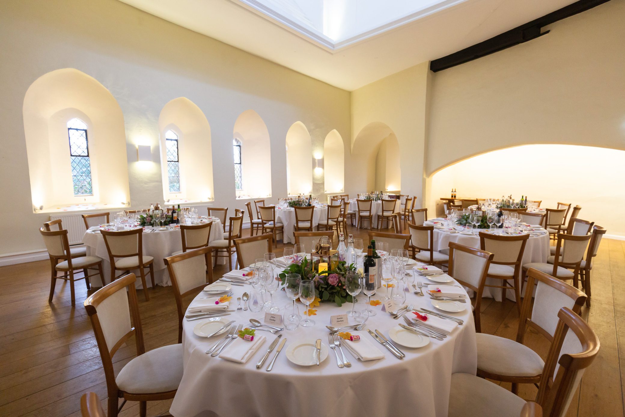 Business lunches at Farnham Castle