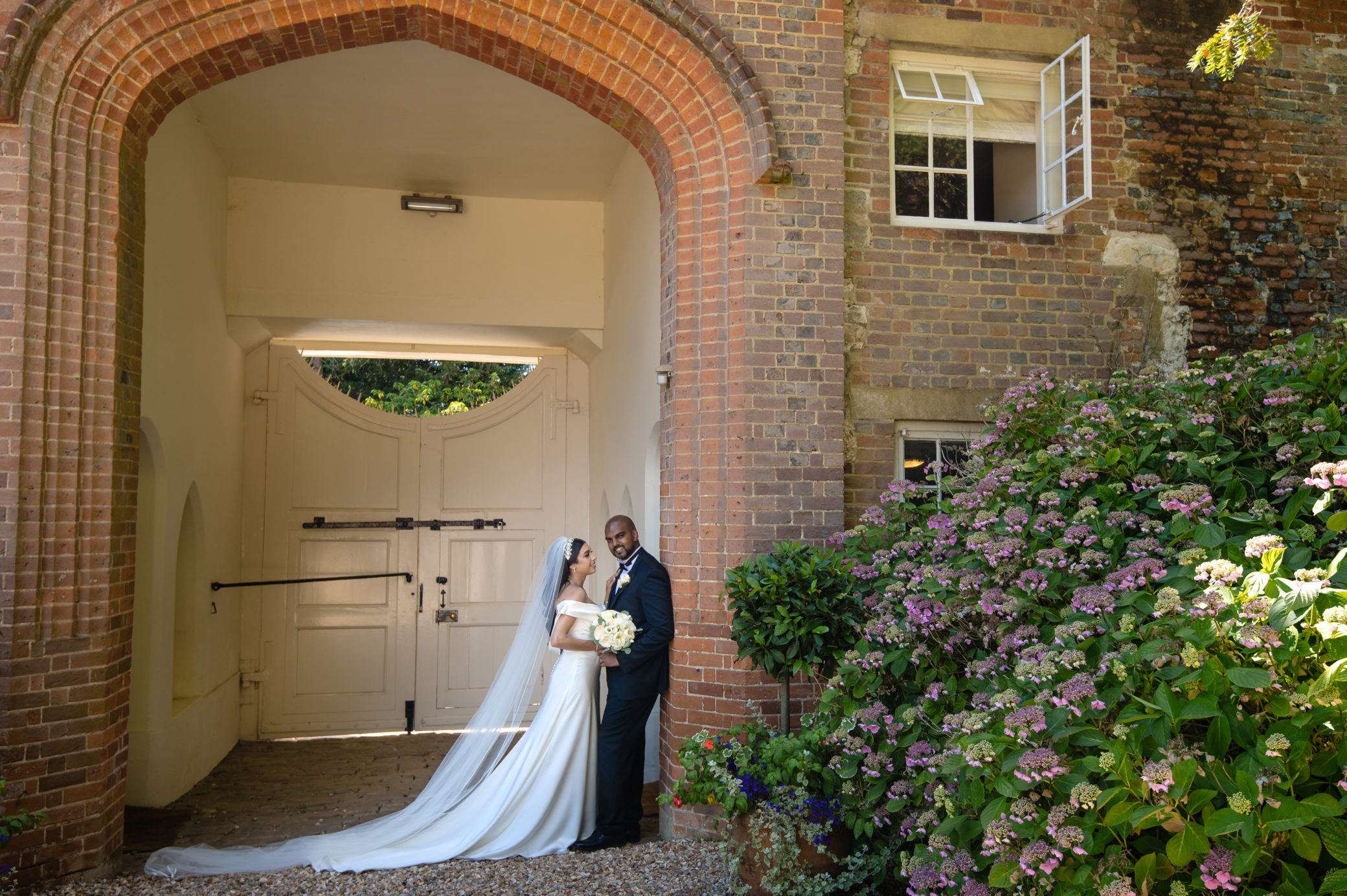 Wedding photography at Farnham Castle in Surrey