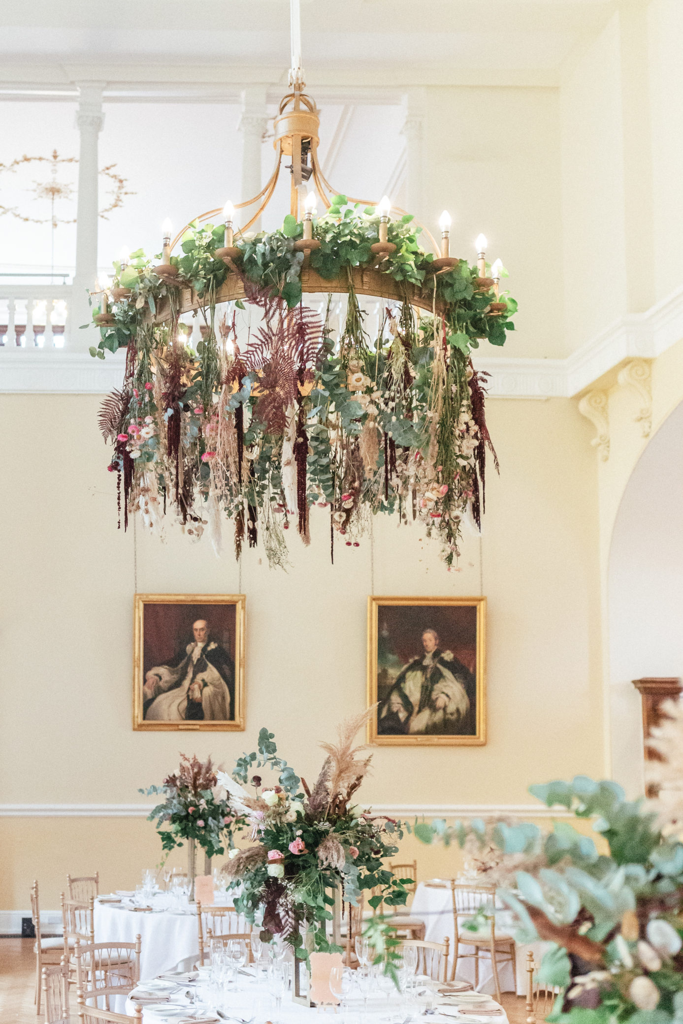 Extravagant Wedding Flowers at Farnham Castle
