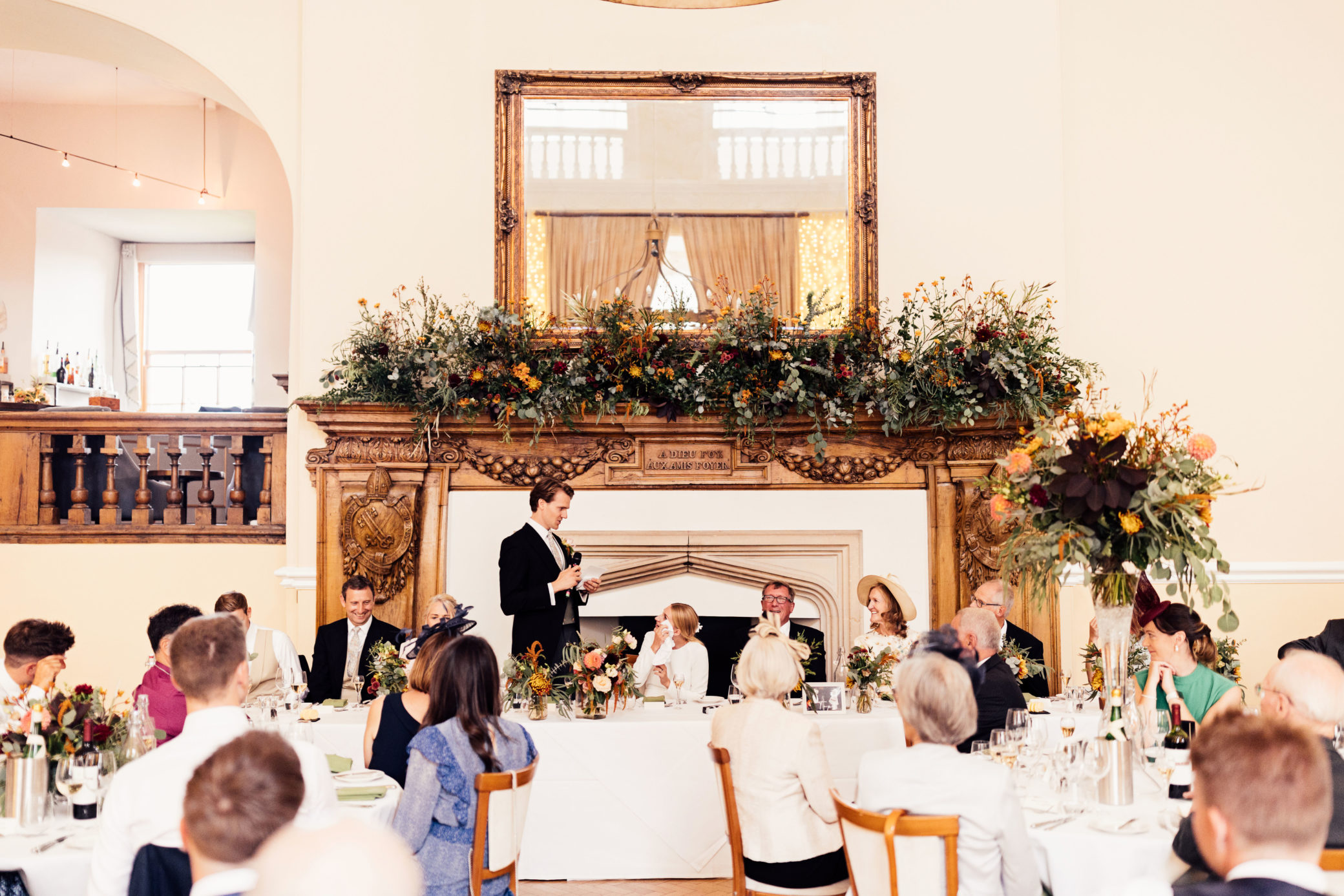 Wedding Speech at Farnham Castle in Surrey