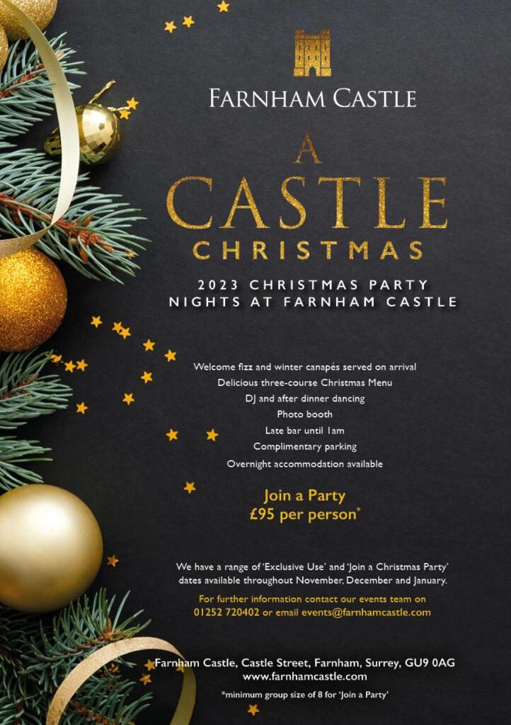 Christmas Parties at Farnham Castle Surrey