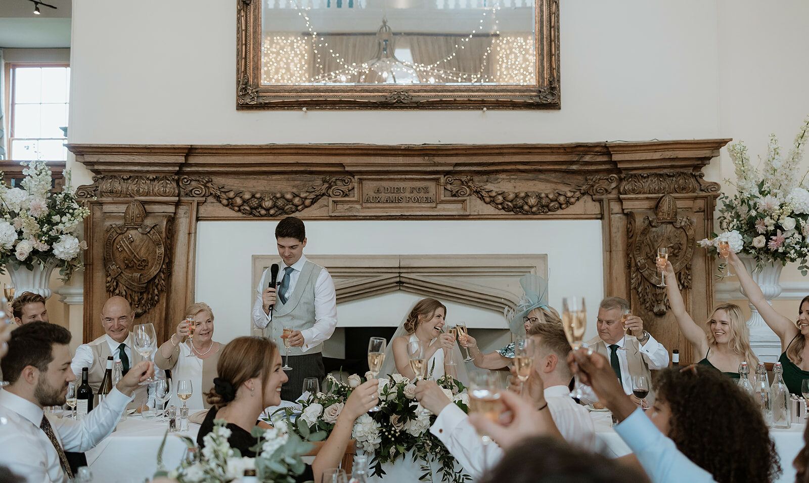 Wedding receptions at Farnham Castle